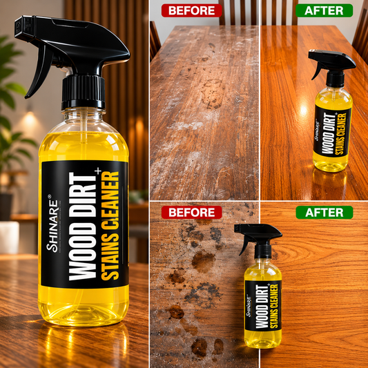 Shinare Wood Dust & Stains Cleaner Kit 500ml – Powerful Wood Surface Cleaner