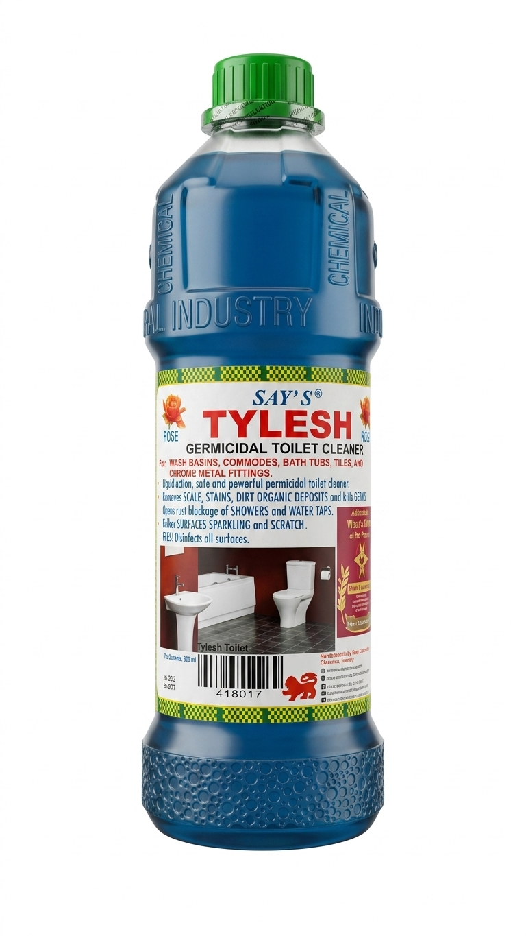 Say's Tylesh Germicidal Toilet & Tile Cleaner – Powerful Stain Remover & Disinfectant for Ceramic Surfaces