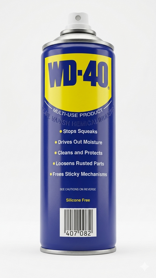 WD-40 Multi-Use Product – The Ultimate All-in-One Solution: Stops Squeaks, Drives Out Moisture, Cleans & Protects, Loosens Rusted Parts, Frees Sticky Mechanisms – 411ml (407082)
