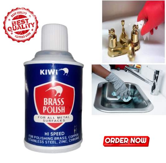 Kiwi Brass Polish 100ml – Metal Cleaner & Shine Polish for All Surfaces