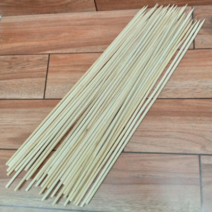 Bamboo Sticks – Strong Natural Wooden Skewers for, Crafts