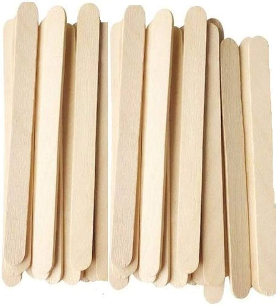 Ice Cream Sticks – Wooden Craft & Popsicle Sticks for DIY, Crafts & Food Use