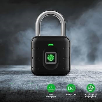 Fingerprint Padlock – Smart Security Lock with Fast Fingerprint Unlock