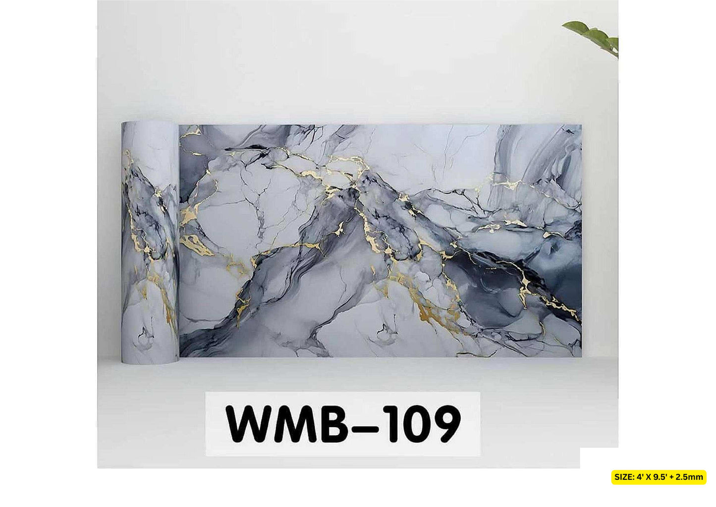 Sticky UV Marble Sheet 47×117 Inch – Self Adhesive High Gloss Wall Panel