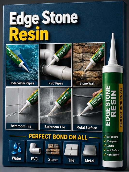 Edge Stone Resin – Decorative Stone Coating for Walls & Interior Design