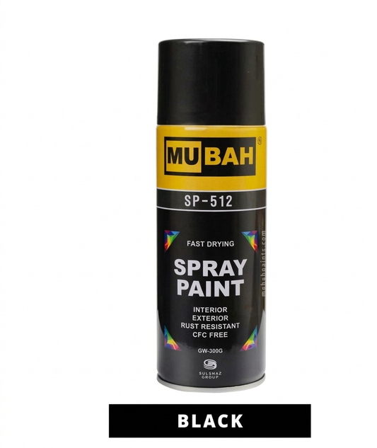 MUBAH SP-512 Spray Paint – Fast Drying, Smooth Finish, Rust Protection for Indoor &amp; Outdoor Use