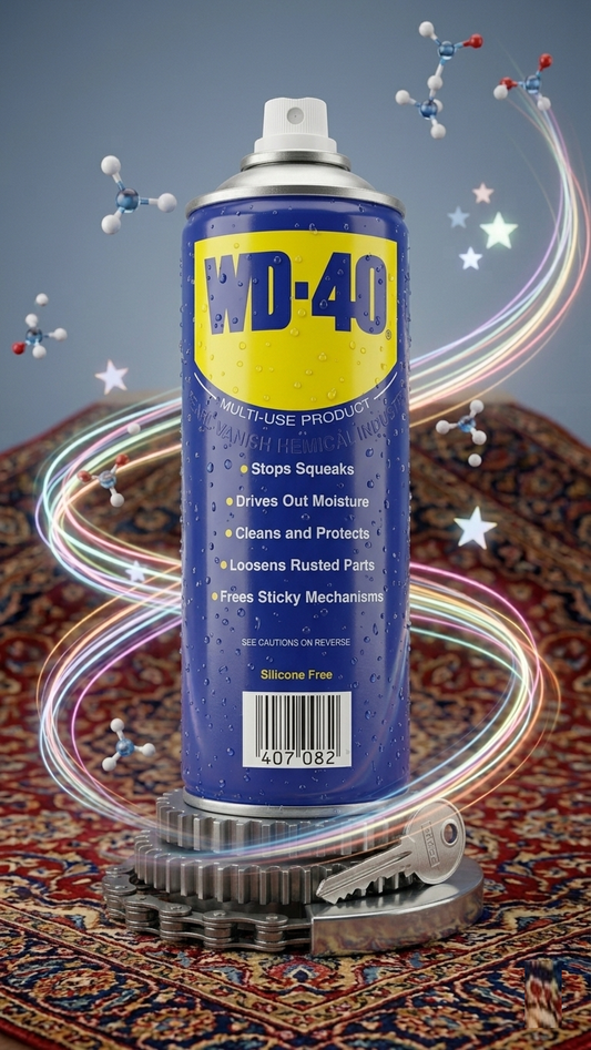 WD-40 Multi-Use Product – The Ultimate All-in-One Solution: Stops Squeaks, Drives Out Moisture, Cleans & Protects, Loosens Rusted Parts, Frees Sticky Mechanisms – 411ml (407082)