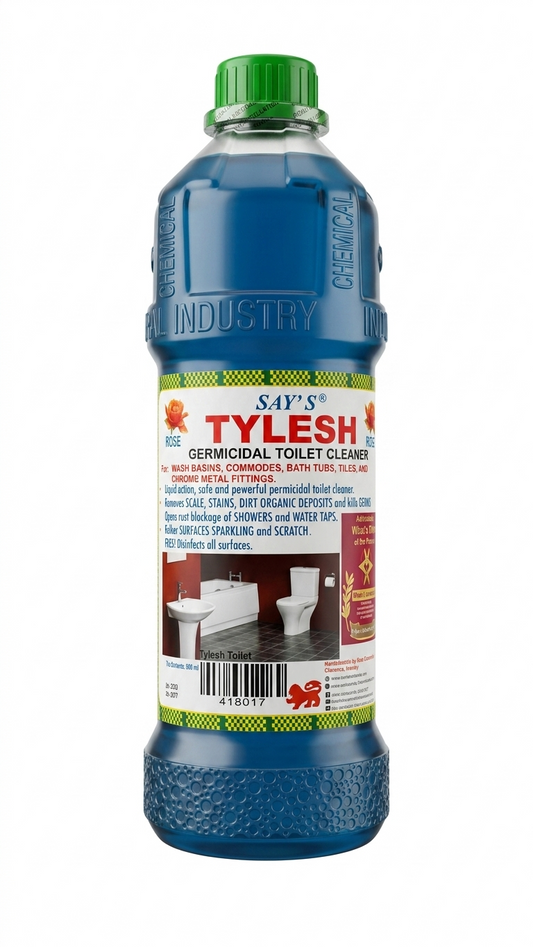 Say's Tylesh Germicidal Toilet & Tile Cleaner – Powerful Stain Remover & Disinfectant for Ceramic Surfaces