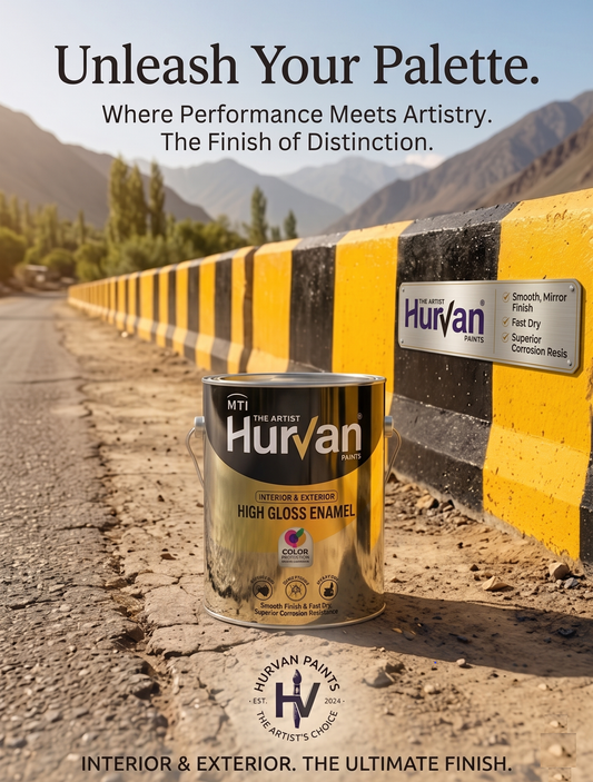 Hurvan Enamel Paint – High Gloss Long Lasting Interior & Exterior Coating