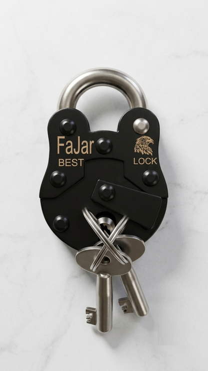 FaJar Best Lock – Heavy Duty Iron Padlock for Home, Shop & Security Use