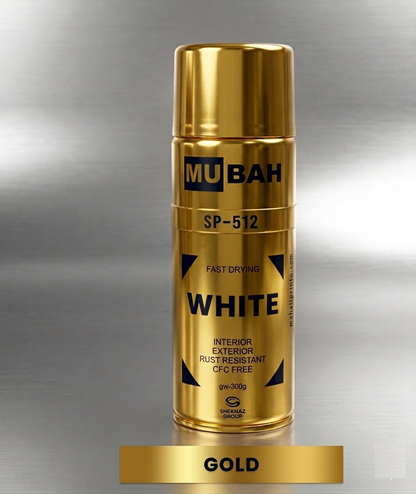 MUBAH SP-512 Spray Paint – Fast Drying, Smooth Finish, Rust Protection for Indoor &amp; Outdoor Use