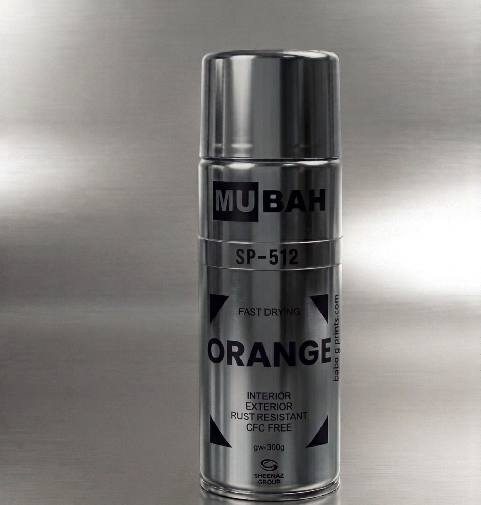 MUBAH SP-512 Spray Paint – Fast Drying, Smooth Finish, Rust Protection for Indoor &amp; Outdoor Use