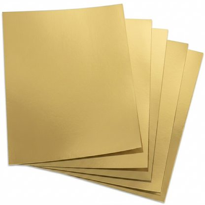 Premium Golden & Silver Sheets – High Shine Metallic Decorative Sheets for Packaging & Interior Use