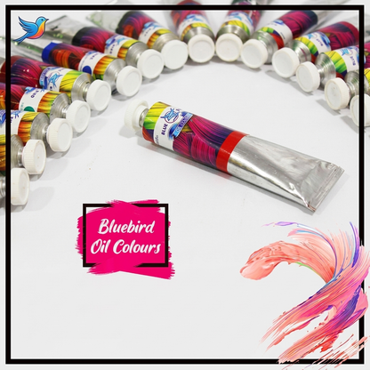 Bluebird Oil Colours – Smooth &amp; Rich Paints for Easy Blending and Creative Artwork