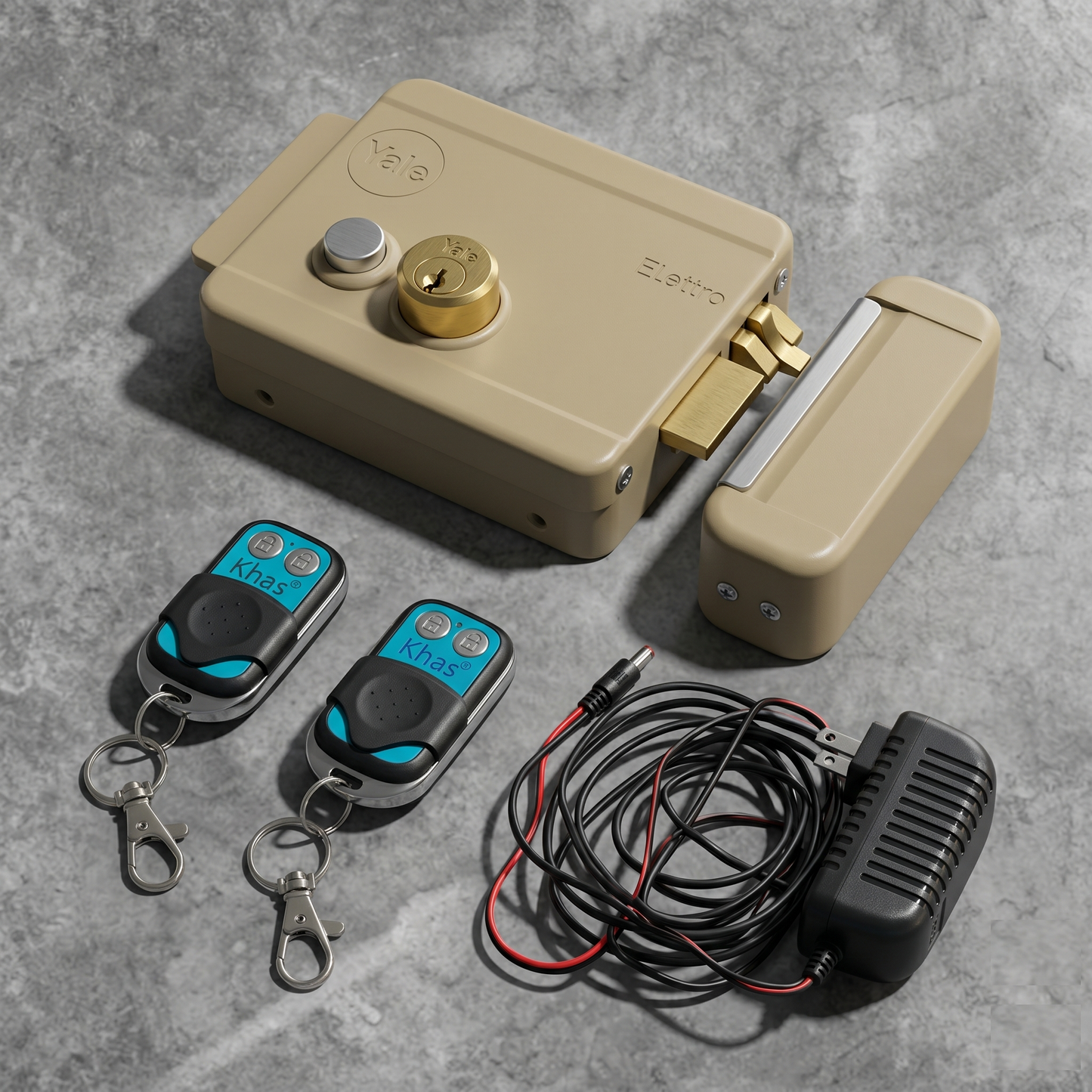 Smart Security Bundle: Electric Rim Lock + Wireless Remote Control System