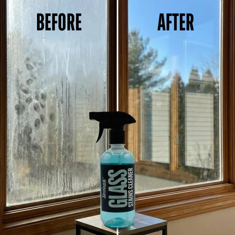 Glass Stains Cleaner with Kit 500ml – Powerful Glass Cleaning & Shine Solution