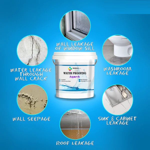 Waterproof Anti-Leakage Agent with Free Brush – Transparent Roof & Wall Crack Sealer