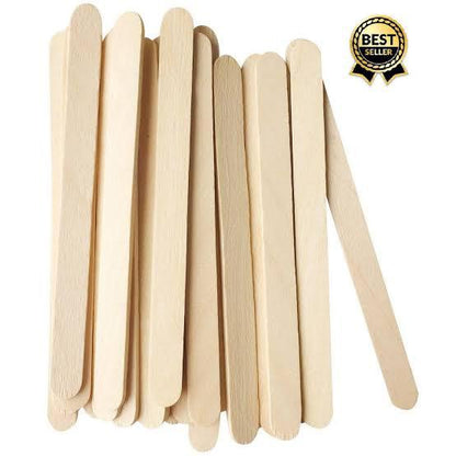 Ice Cream Sticks – Wooden Craft & Popsicle Sticks for DIY, Crafts & Food Use