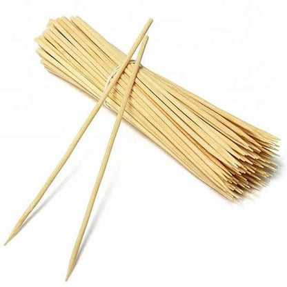 Bamboo Sticks – Strong Natural Wooden Skewers for, Crafts