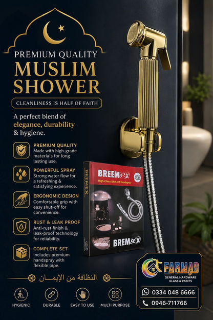 High-Class Shut-off Handspray – Premium Water Spray Nozzle for Bathroom & Cleaning