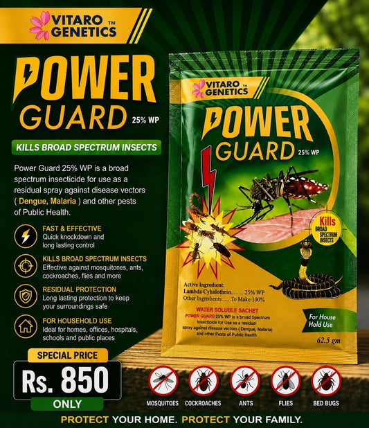Power Guard 25% WP Insecticide – Mosquito, Cockroach & Pest Killer