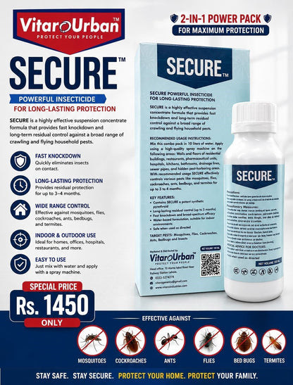VitaroUrban Secure Insecticide – Powerful Pest & Termite Killer Solution