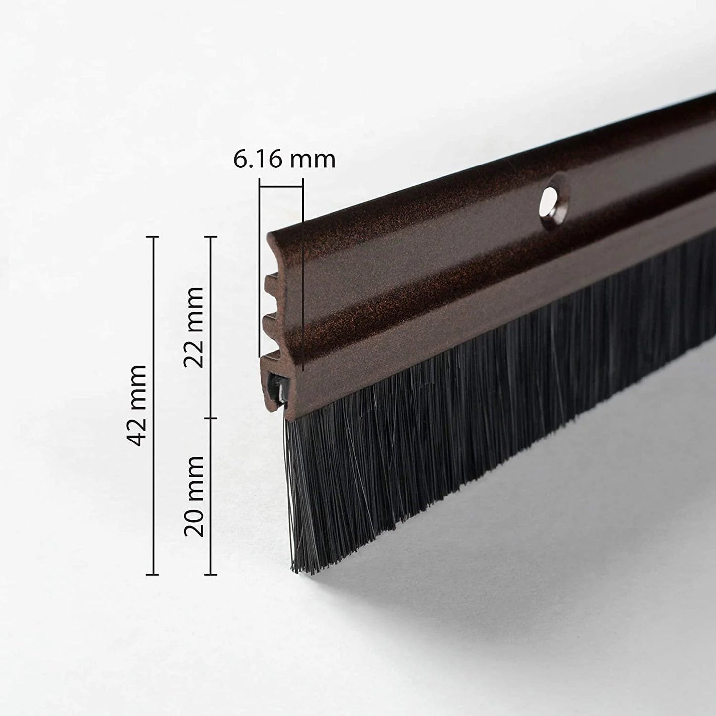 Door Bottom Brush Seal – Dust, Insect & Air Blocker Strip for Doors