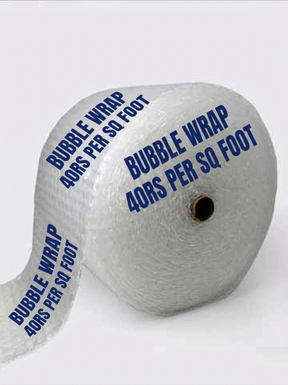 Heavy Duty Bubble Wrap Roll – 40RS Per Square Foot Protective Packaging Film for Safe Shipping & Moving
