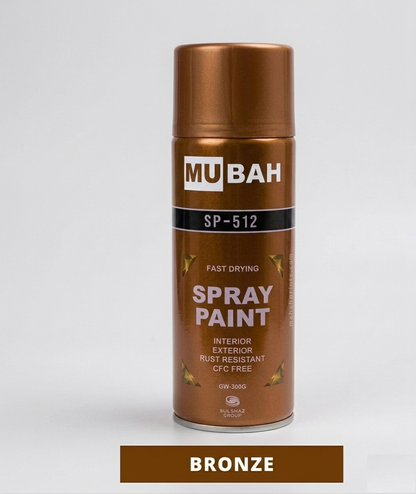MUBAH SP-512 Spray Paint – Fast Drying, Smooth Finish, Rust Protection for Indoor &amp; Outdoor Use