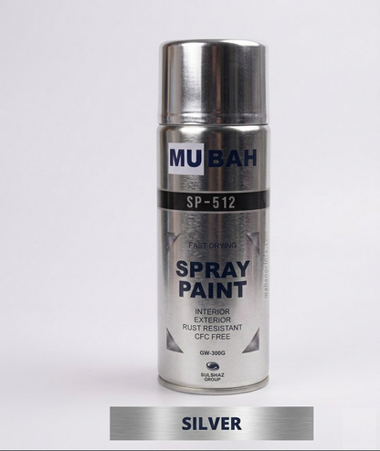 MUBAH SP-512 Spray Paint – Fast Drying, Smooth Finish, Rust Protection for Indoor &amp; Outdoor Use