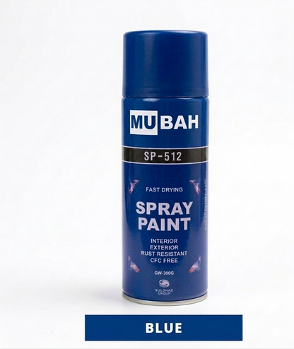 MUBAH SP-512 Spray Paint – Fast Drying, Smooth Finish, Rust Protection for Indoor &amp; Outdoor Use